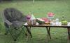 SOLO UP Outdoor Chair Moon Chair Detachable Seat Camping Chair Folding Chair with Mesh Pocket and Storage Bag Limited! ] M-2254