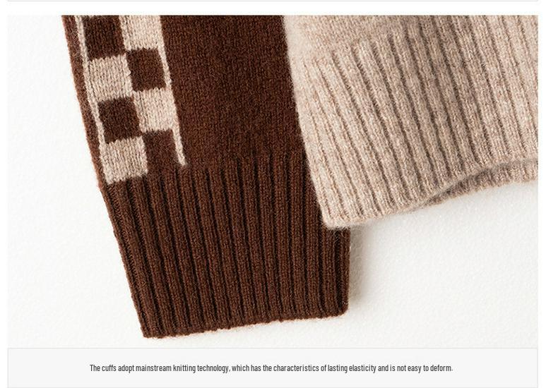 Women's Versatile Wool Sweater - New Petite Style Knit Top for Autumn & Winter Base Layer