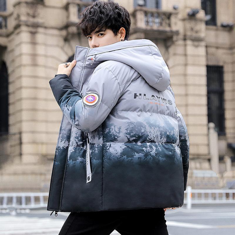 2025 Winter Cold Protection Casual Windproof Men's Fashion Stand-up Collar Thickened Men's Wear Thickened Warm Jacket