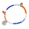 TANI by MINETANI JOY Bead Bangle _ BLUE+ORANGE