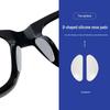 Silicone Anti-slip Nose Pads for D-type Full-rim Glasses