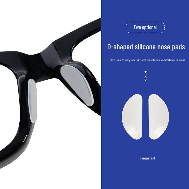 Silicone Anti-slip Nose Pads for D-type Full-rim Glasses