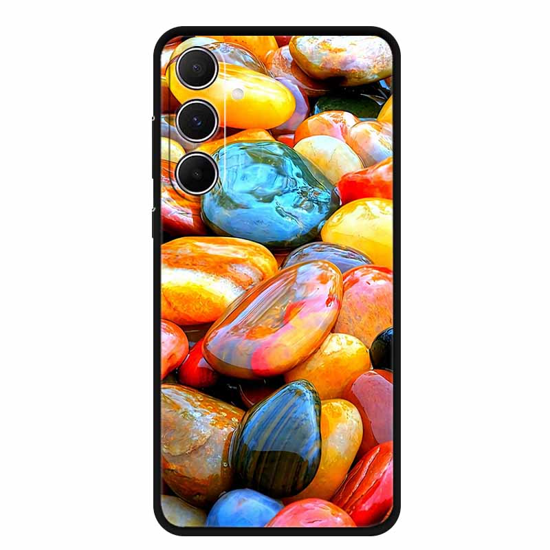 For Samsung Galaxy A55 5G Case Animals Soft Silicone TPU Phone Cases Back Cover For SamsungA55 Wolf Protector Cute Girl Shell