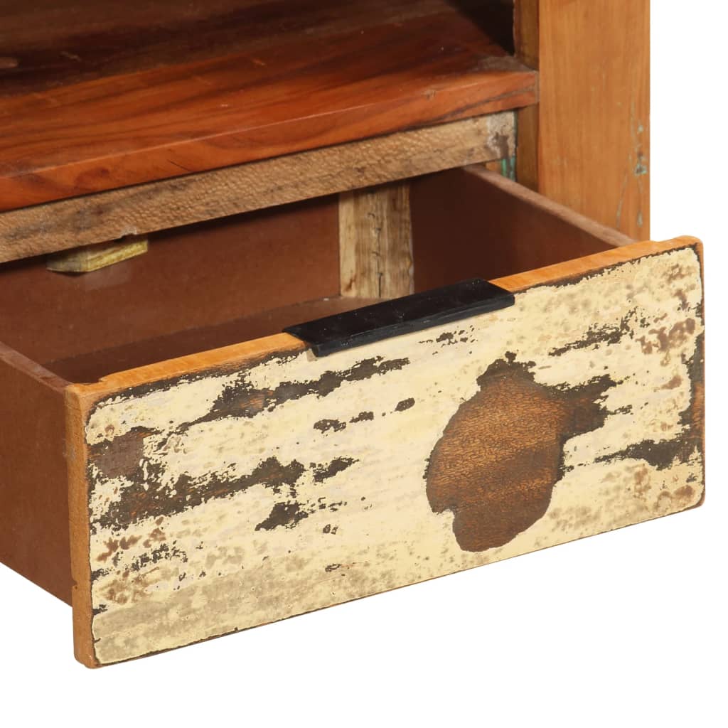 Vidaxl Szafka Pod Telewizor, 110X30X40 Cm, Lite Drewno Z Odzysku