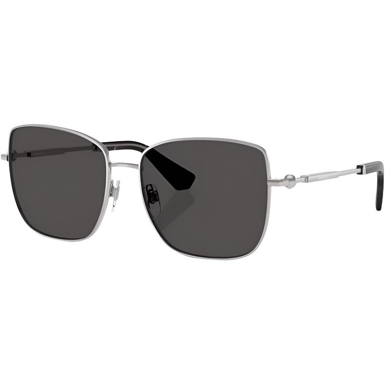 

Burberry Classic Logo Pattern Design Metal Square Sunglasses Unisex sunglasses Silver 0BE3158-100587-58 Basic Packaging-Eyeglass Case+Box,58,Silver