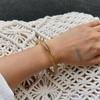 Fashion Resin Acrylic Bangle Bracelet 4 Styles Multi Layer Thin Bangle Round Shape Stacking Bangle Women