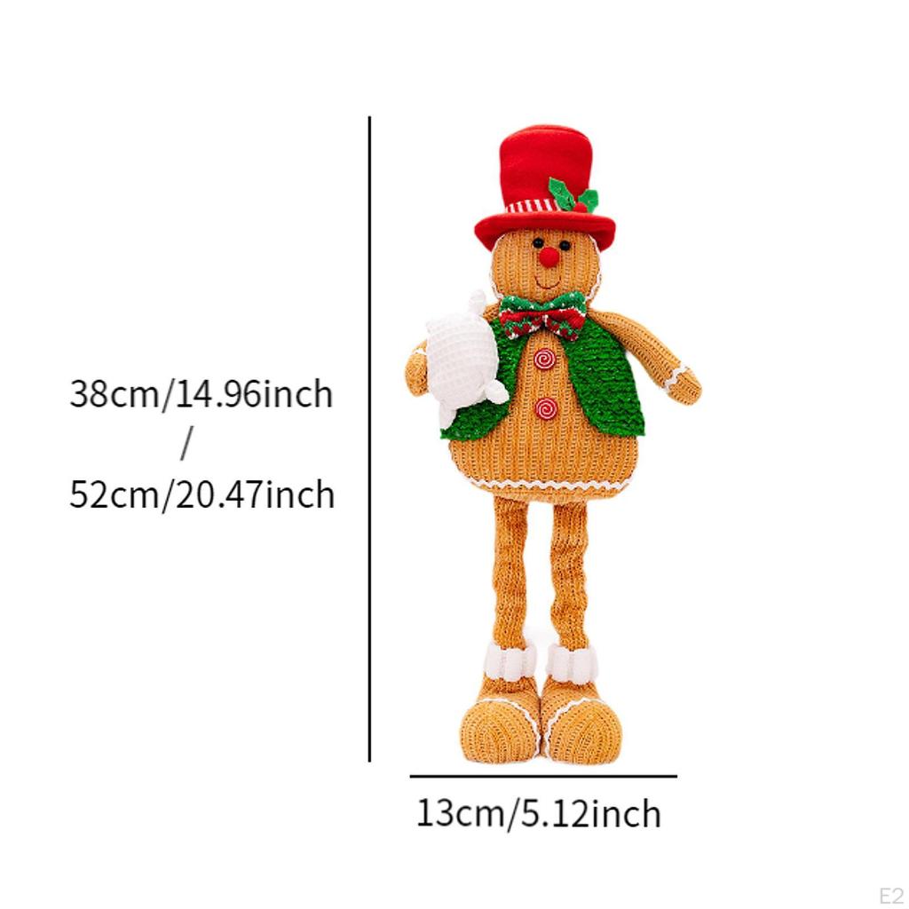 Weihnachtslebkuchenpuppenfigur Dekoration Reizendes dekoratives Ornament für