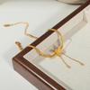 European & American Luxury Titanium Steel Butterfly Anklet, 18K Gold-Plated