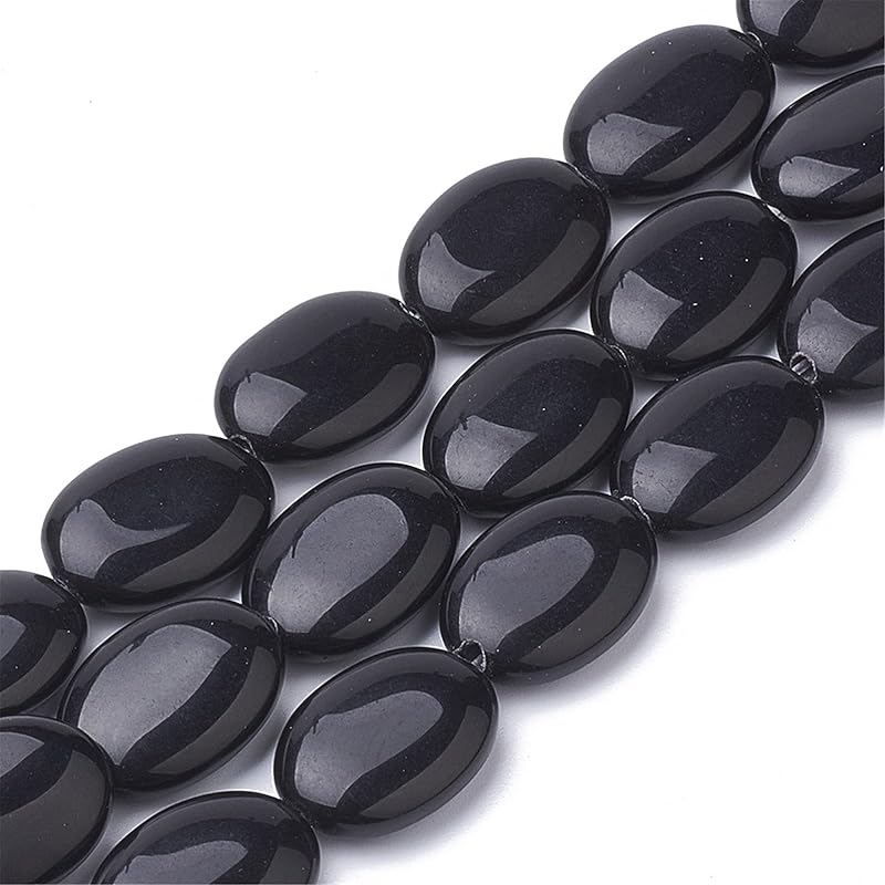 Fashewelry 20pcs Natural Carnelian Gemstone Beads 18x13mm Flat Oval Healing Crystal Loose Stone Beads for Jewelry Necklace Bracelet Earring Craft,