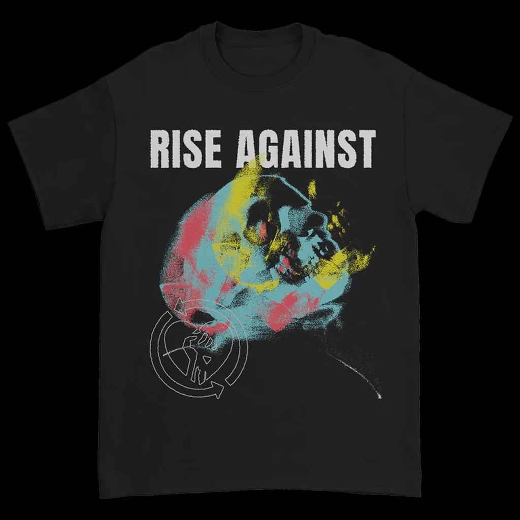 Fashion Hip Hop  Usa Rise Against Punk Band Graphic Unisex Womens Cotton TShirt Streetwear Vintage Fashion Unisex Summer Casual Tee