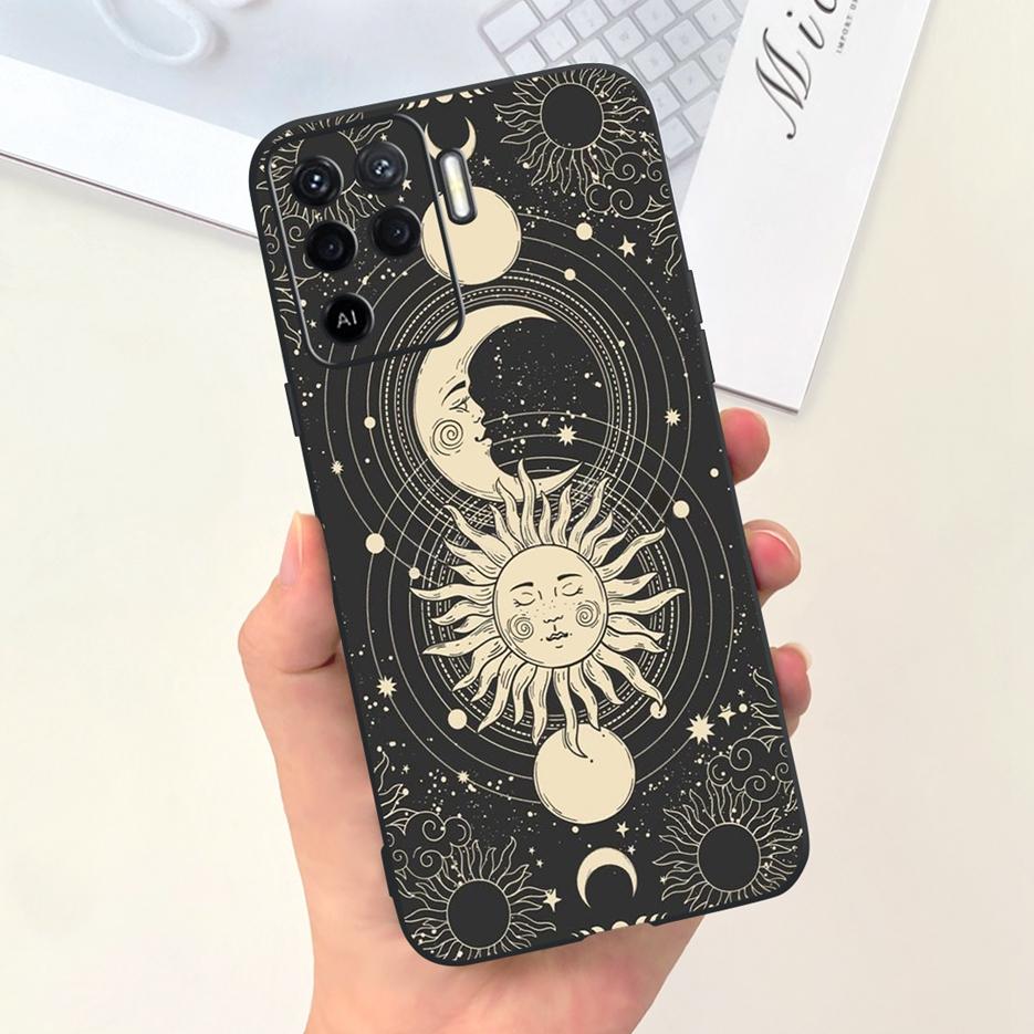 For Oppo Reno5 Lite Case Reno 5F 5Z Cute Cartoon Soft Silicone Phone Case For Oppo Reno 5 Pro Reno5 Lite 5F 5Z Back Cover Bumper