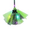 LED Light-Up Flying Broomsticks for Halloween Costume Play Background Decoration