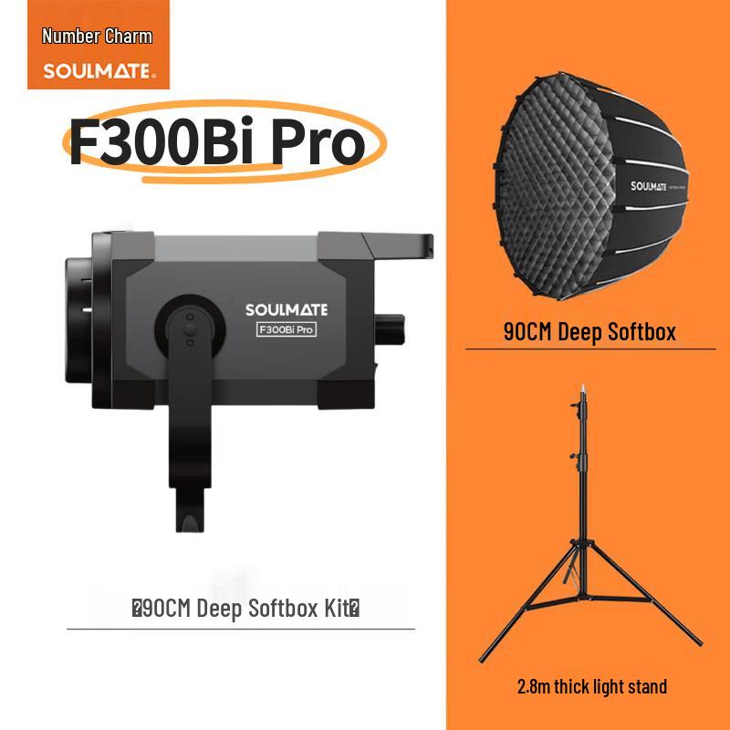SOULMATE F300Bi Pro Bi-Color COB LED Video Light