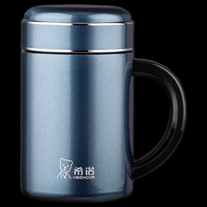 Cino 316L Stainless Steel Thermos Cup with Handle and Tea Infuser