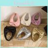 Pu Mini Butterfly Bow Handbag For Girls With Zipper Closure And Inner Pockets