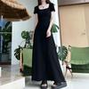 Elegant Slimming French Waist Short Sleeve Maxi Dress for Women 2026