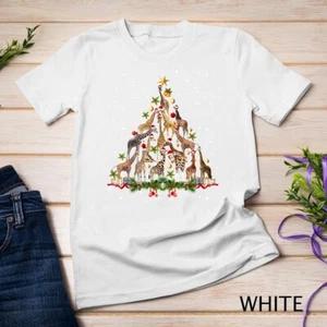 Funny Giraffe Christmas Tree Ornament Decor Gift Cute Unisex T-shirt 1 3XL