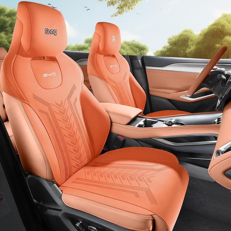 BYD Song L Universal Ventilated Seat Cushion: Four-Season, Semi-Enclosed, Breathable, Sports Minimalist Design