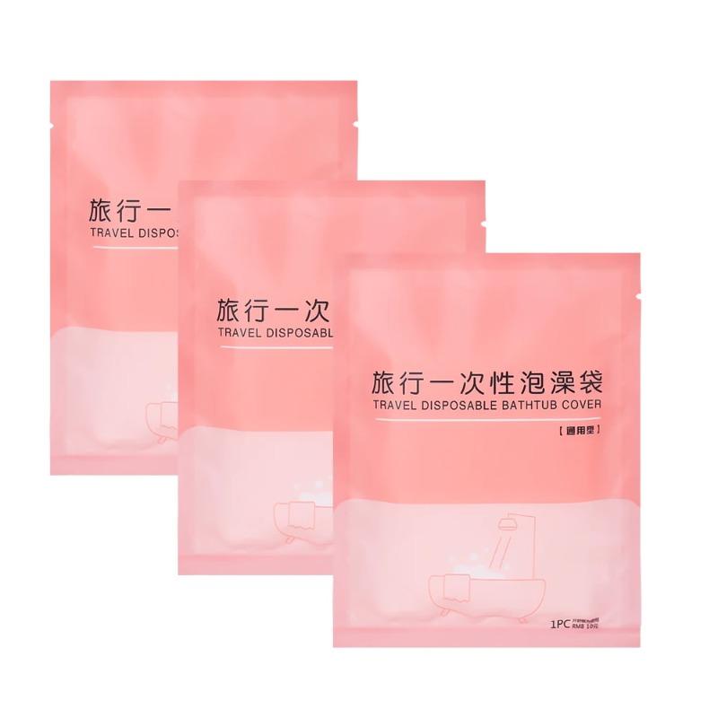 Disposable Bathtub Cover Portable Oversized Bathtub Liner Anti-Dirt Protective Film for Salon Home Travel Hotel Bathroom Hygiene Cleaning Accessory