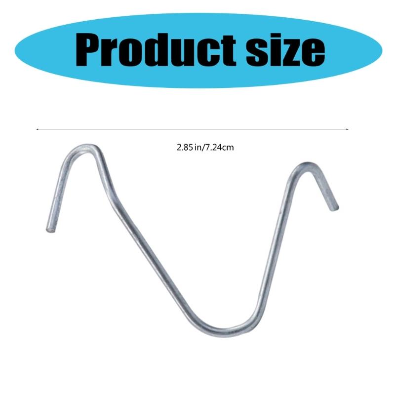 Heavy Duty Galvanized Steel Clip Fence Installation Tool Convenient Fence Wire Clip Metal Wire Tie set for Fencing
