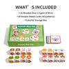Animal Dice Matching Toy Wooden Building Block Game for Focus and Memory