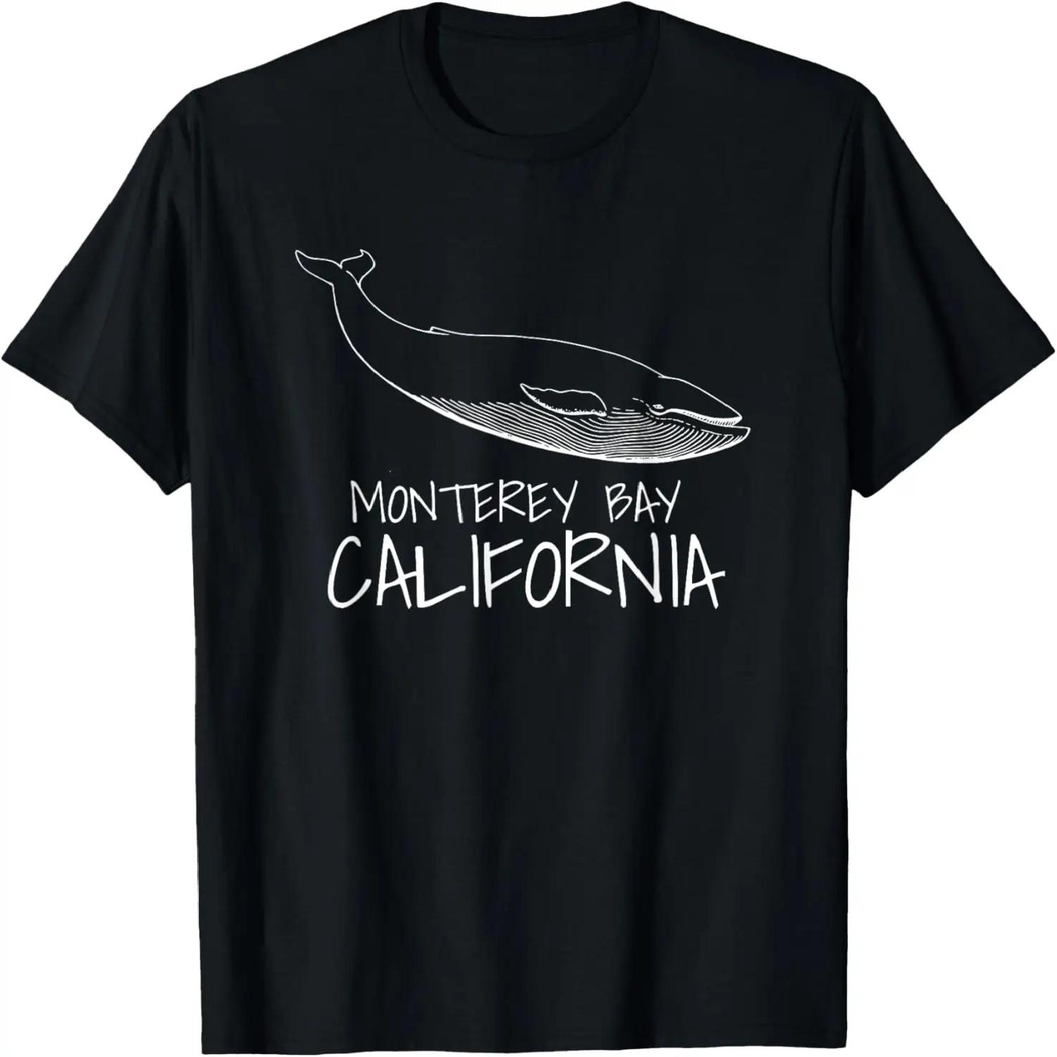 MONTEREY BAY CALIFORNIA Whale Watching T-Shirt S чёрный