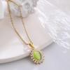 Fashionable Heart Titanium Steel Necklace: Women's Clavicle Chain, Hip Hop Style, Niche Design.