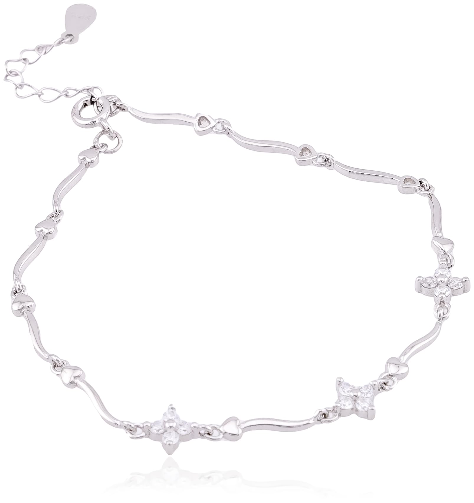[Variable Cheap] S925 Silver Bracelet 7B-H-28