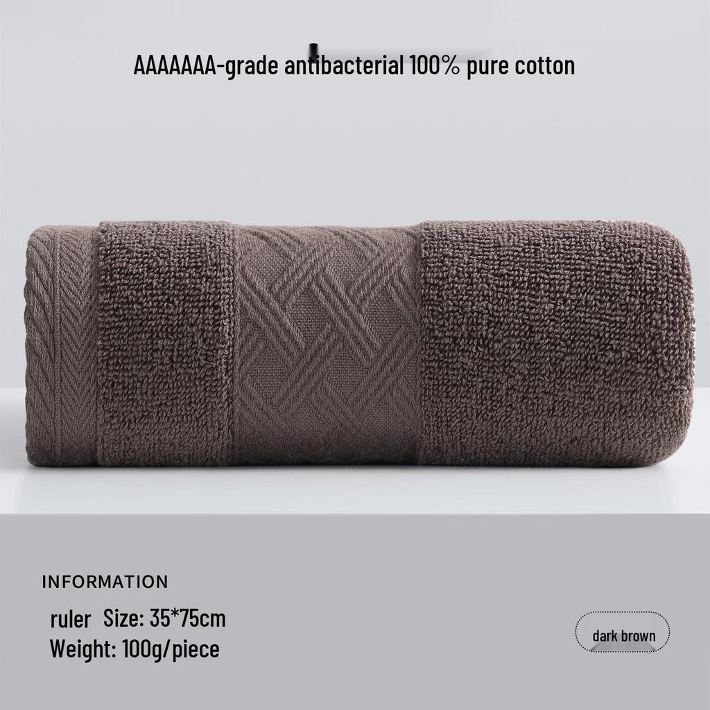 Soft, Thick Pure Cotton Face Towels - Absorbent and Gentle for Adults