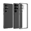 Suitable for Samsung S25ultra Transparent Shell S25u Solid Color Electroplated Mobile Phone Case S25U Protective Case TPU Soft Shell