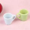 4Pcs/Set 1:12 Scale Dollhouse Miniature Resin Mug Model Japanese Style Water Cup for Doll House Decoration