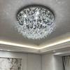 Luxury French Crystal LED Ceiling Light Energy Saving Indoor Lighting Fixture for Living Dining Room Bedroom Loft Home Decor