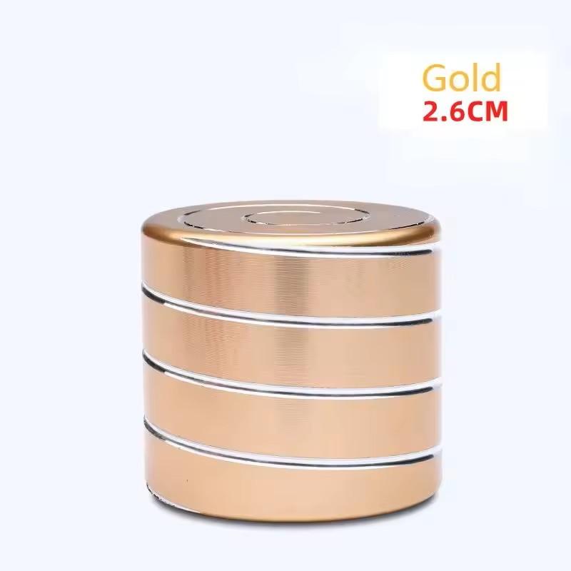 1 ks Dekompresní rotační kovový stolní cylindrický gyroskop Kancelářský stůl Fidget Dárek Optická iluze Plynulé prstové hračky