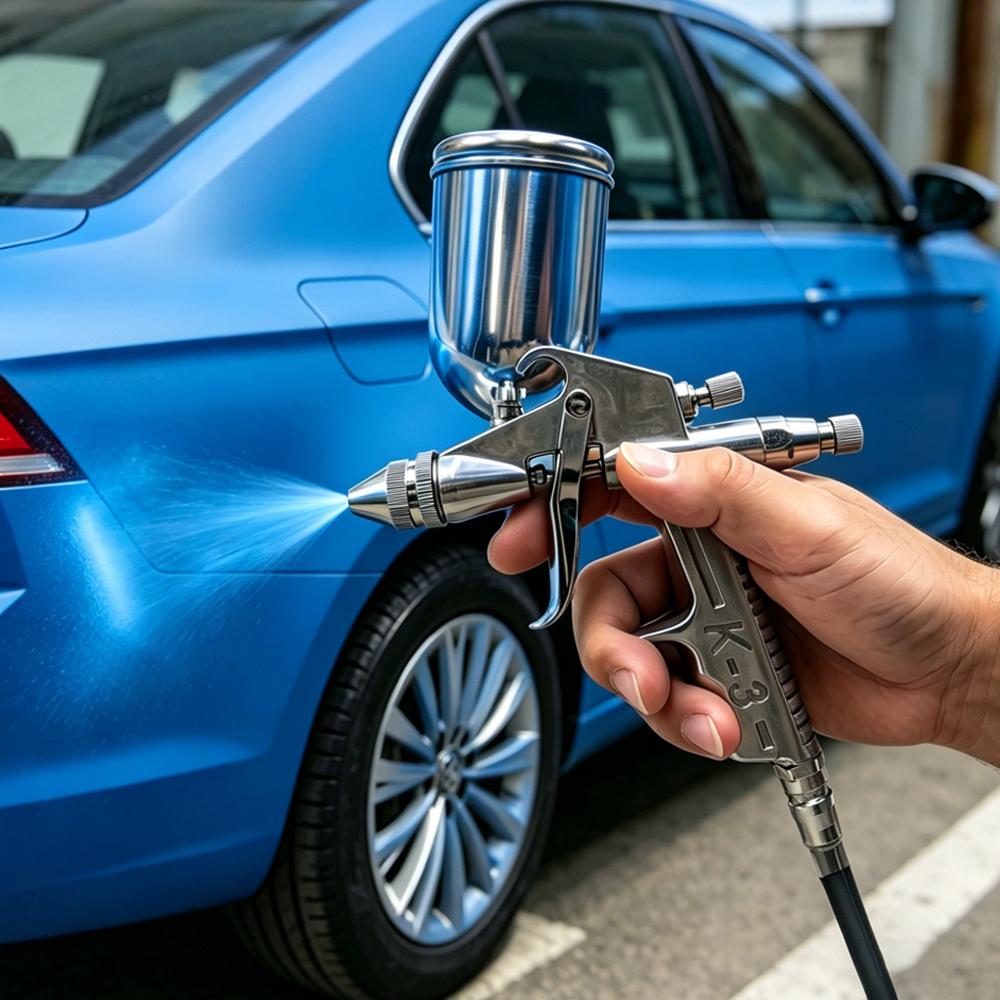 Mini Pneumatic Paint Spray Gun 0.5mm Nozzle Professional spraying tools Suitable for car repair, paint restoration, and chassis spraying