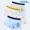 Children's Summer Cotton Boxer Briefs (Class A) for Boys Aged 9-12 - No Pinch Design.