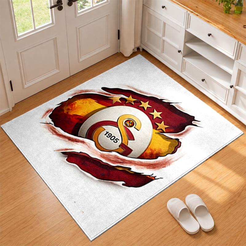 Galatasaray Carpet Door Mat for Living Room or Bedroom Protective Mat Under Chair Office Decoration Christmas Gift Birthday Present