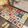 Nordic Retro Wind Diatom Mud Floor Mat Household Bathroom Door Non-Slip Absorbent Floor Mat Toilet Dirt-Resistant Floor Mat