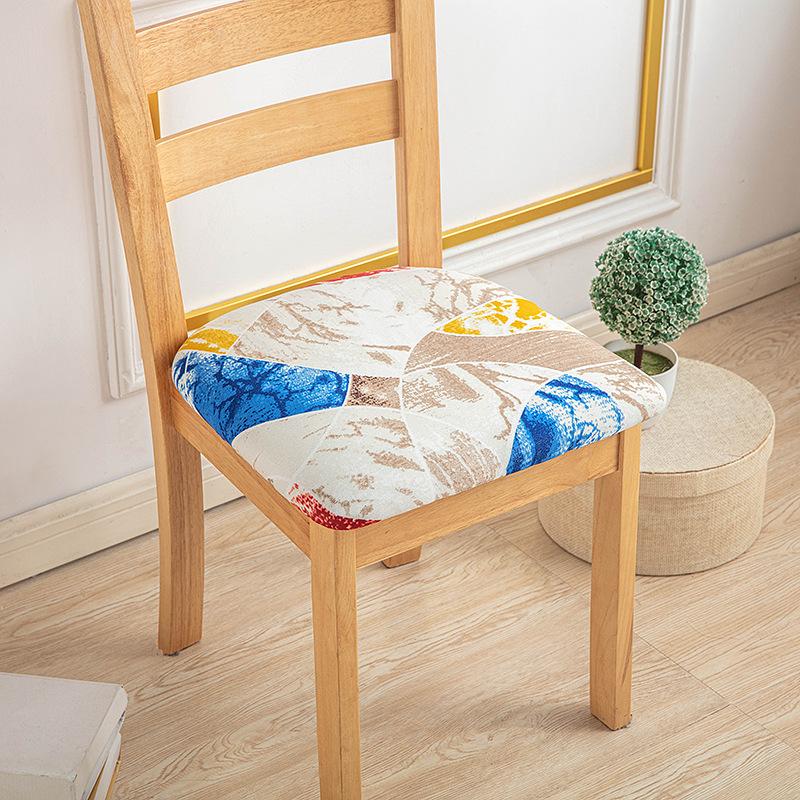 160G Printed Elastic Hotel Household Chair Cover Amazon Anti-Fouling Cushion Cover Chair Cushion Cover