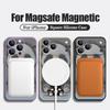 Black Coat Panda Pattern Case For iPhone 17 Pro Max Magnetic For Magsafe Silicone Cover For iPhone 16 Pro Max Funda iPhone 15 14 13 12 11 16E Air