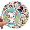 Moana 50pcs Cartoon Paster Decorative Water Bottle Waterproof Sticker Gifts