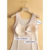 Women Thick Self Heating Thermal Vest With Built In Bra Pad Warm Lace Underwear