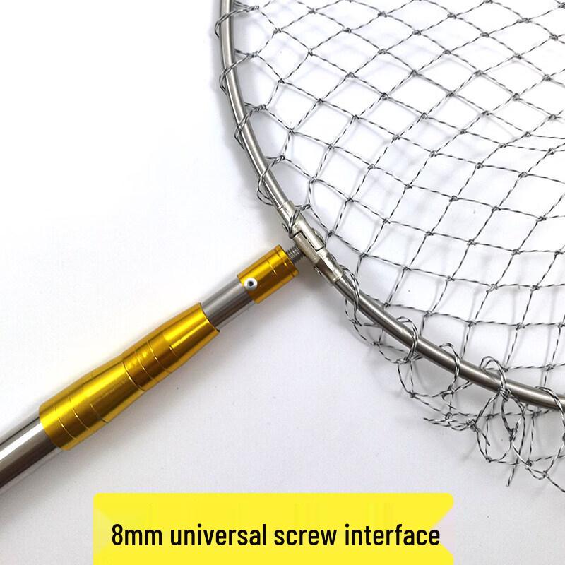 Brangdy Stainless Steel Telescopic Fishing Landing Net