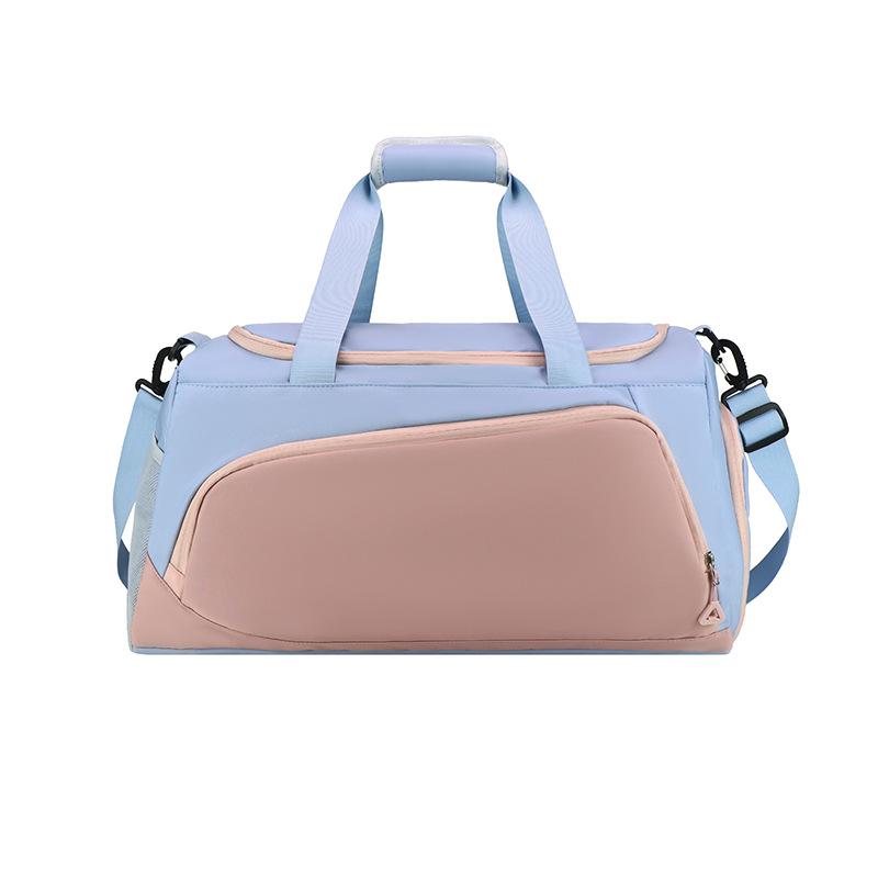 

Модная спортивная сумка для фитнеса для влажных и сухих вещей, простая сумка для прогулок большой вместимости, сумка для йоги, ручная тележка, дорожная сумка