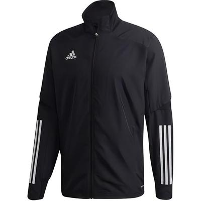 Série Condivo 20 Veste d'entraînement sportive confortable à col montant Veste unisexe Noir Blanc ED9253