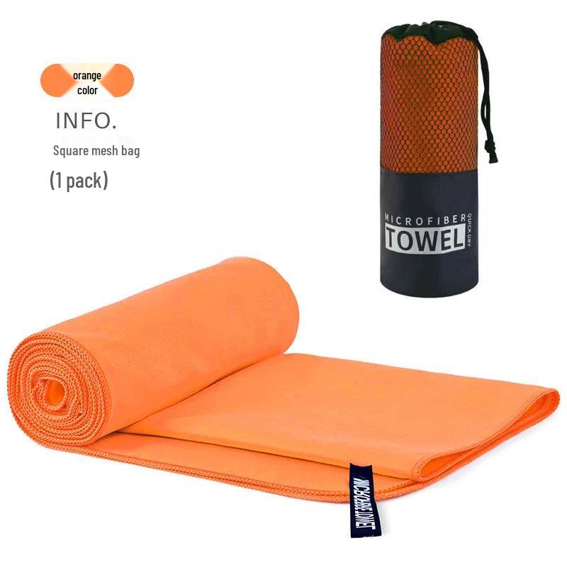 Ultra-Fine Double-Sided Quick-Dry Plush Towel - Beach, Sports & Sweat-Absorbing, Customizable with Logo