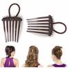 Mno Hairstyle Clip Plastic Pad Stick Bun Decoration Hairpin