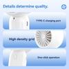 Summer Portable Mini Handheld Fan, 3 Levels High Air Volume Refrigeration Office Desktop Fan, Usb Rechargeable Battery Fan