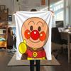 1PC Anpanman Print Flannel Blanket, High quality All Seasons, Home Decor, Warmth and Comfort, Perfect for Christmas Gifts
