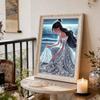 Disney Pearl Painting Seaside Pearl Princess Creative Art 5D Pearl Embroidery Cross Stitch Kit Handmade DIY Home and Room Decor Gift