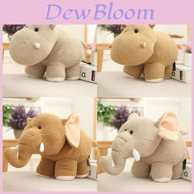 Juguetes de Peluche Realistas de Hipopótamo y Elefante Para Regalos de Cumpleaños de Niños
